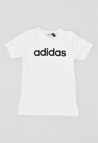 VINTAGE 90'S ADIDAS T-SHIRT TOP WHITE