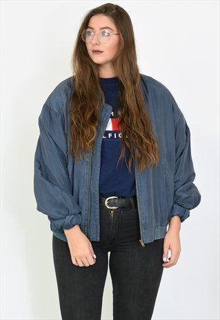 VINTAGE SILK BOMBER JACKET /BVB999