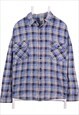 Vintage 90's Essentials Shirt Check Long Sleeve Button Up