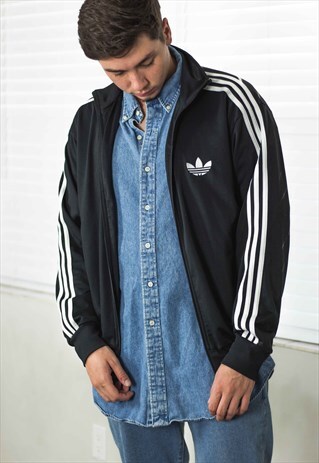 VINTAGE ADIDAS JACKET LOGO 90S X 17.9