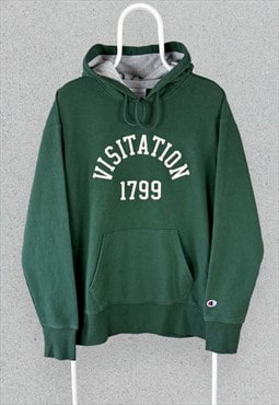 Champion Green Hoodie Georgetown Visitation 1799 Mens Large