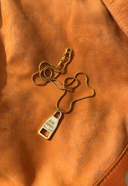 Vintage Louis Vuitton Pendant Rework Necklace