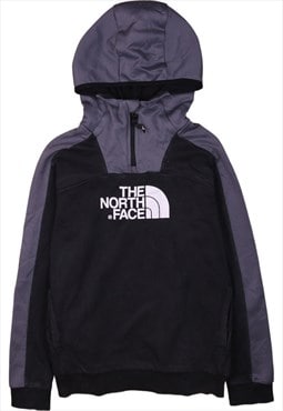 Vintage 90's The North Face Hoodie Spellout Quater Zip