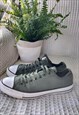 KHAKI GREEN LOW TOP ARMY CONVERSE UK10