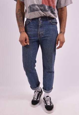 CALVIN KLEIN MENS VINTAGE JEANS W30 L29 BLUE 90S