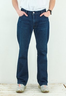 Fanker Regular Fit Bootcut Jeans Denim Pants Trousers Zip