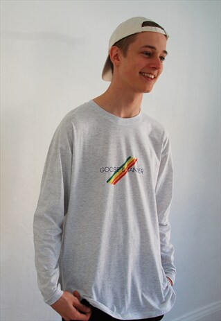 G&G UNISEX MULTILINES L/S ASH TEE