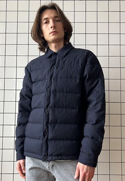 KITH Jacket Nocturnal Overshirt Puffer Coat Navy Blue 