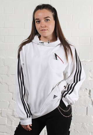 adidas hoodie big logo