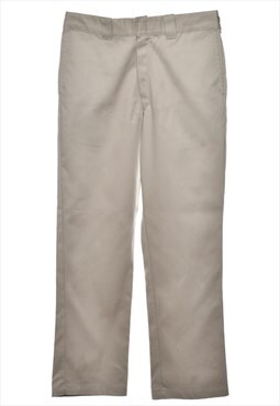 Vintage Dickies Light Grey Classic Chinos - W34 L34