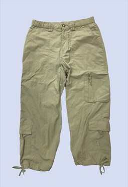 Cargo Trousers Beige Stone Cuffed