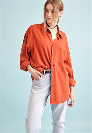 90'S RETRO OVERSIZED DADS SHIRT TOP