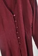 VINTAGE 90S BLOUSE IN MAROON