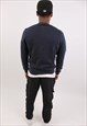 VINTAGE CHAMPION SPELL OUT IN NAVY SWEATSHIRT