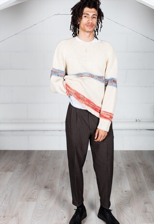 VINTAGE HOME DRAWING ORIGINAL KNITTED UNISEX JUMPER