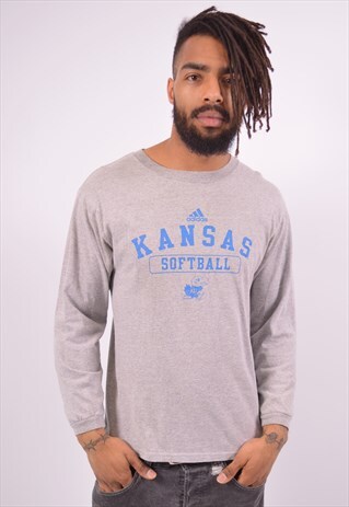 VINTAGE ADIDAS KANSAS TOP LONG SLEEVE GREY
