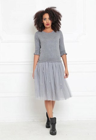 TULLE DRESS/WOMEN DRESS