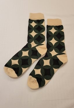 Classic Pattern Cozy Socks in White color