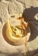 YELLOW TULIP MOTIF EMBROIDERED SOCKS