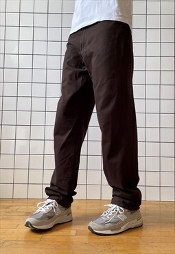Vintage STUSSY Pants Ceach Brushed Carpenter Work Trousers 