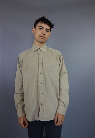 CLASSIC CORD BEIGE SHIRT