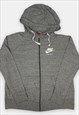 Vintage Nike grey zip hoodie womans size XL