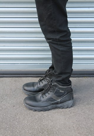 VINTAGE 90S SMITH & WESSON FORCE 6" WATERPROOF BOOT UK12