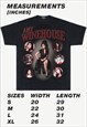 AMY WINEHOUSE UNISEX TEE PRINTED T-SHIRT IN BLACK