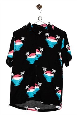 Vintage no boundaries Hawaiian Shirt Miami Look Black