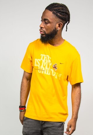 NIKE USA ARIZONA SUN DEVILS NCAA 90'S YELLOW T-SHIRT