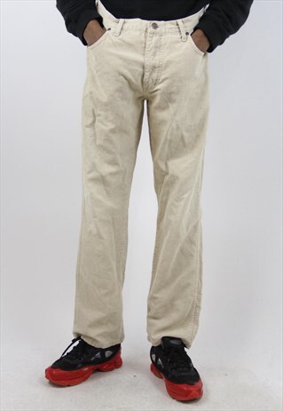 VINTAGE WRANGLER CREAM CORD JEANS