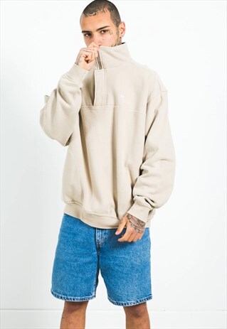 VINTAGE 90S NIKE 1/4 ZIP SWEATSHIRT / S1296