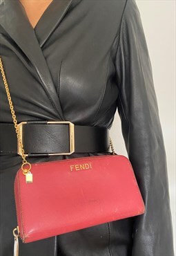 Authentic Preowned Fendi Wallet Repurposed Mini Bag