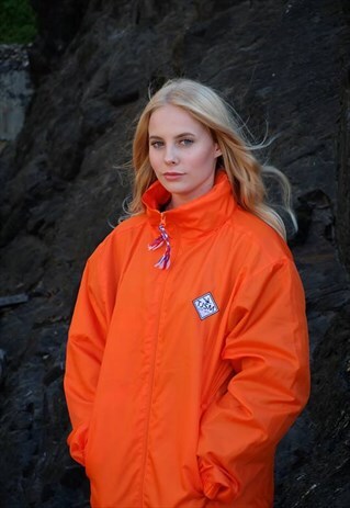 ORANGE "WORK TO LIVE" WINDBREAKER