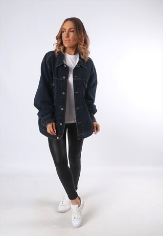 DENIM JACKET OVERSIZED FITTED UK 20 - 22 (EEAF)