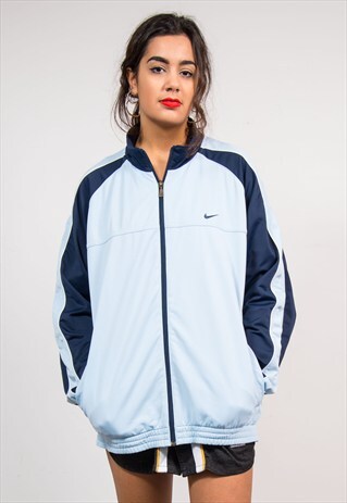 90'S VINTAGE PALE BLUE NIKE TRACKSUIT TOP