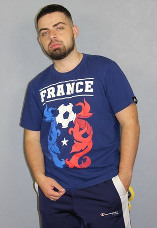 ADIDAS FRANCE T-SHIRT BIG LOGO