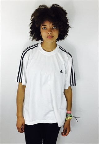 ADIDAS WHITE T SHIRT