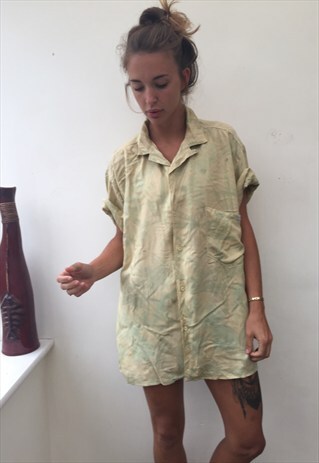 CRAZY PATTERNED OVERSIZED RETRO VINTAGE FESTIVAL SHIRT