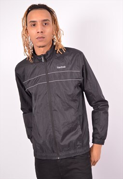 reebok classic jacket mens orange
