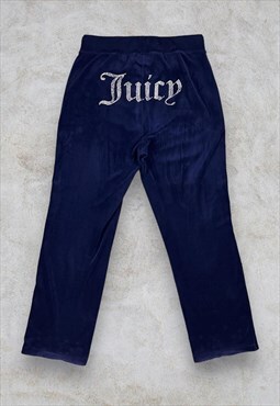 Juicy Couture Tracksuit Bottoms Blue Joggers Medium