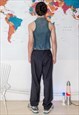90'S VINTAGE SKATER FIT CLASSIC TROUSERS IN DARK BLUE