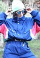 VINTAGE 1990S KILLY COLOUR BLOCK SKISUIT IN BLUE 