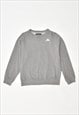 Vintage 00's Y2K Kappa Sweatshirt Jumper Grey