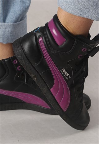 PUMA FIRST ROUND HI TOP TRAINERS UK 6 . US 8.5 (DLAG)