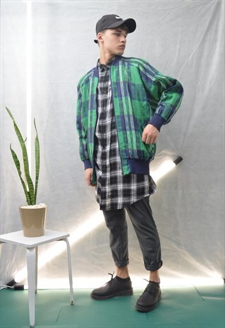 GREEN BOMBER JACKET