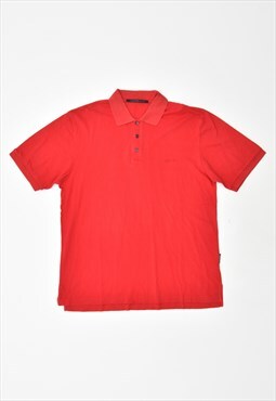 Vintage Valentino Polo Shirt Red