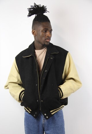 VINTAGE 90S BOMBER VARSITY JACKET