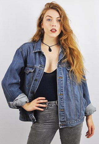 VINTAGE 90S BLUE DENIM JACKET
