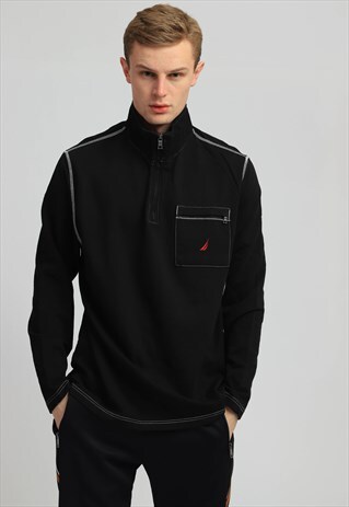 VINTAGE NAUTICA 1/4 ZIP SWEATSHIRT